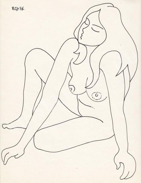 For sale  Rózsahegyi, György - Sitting Nude 's painting